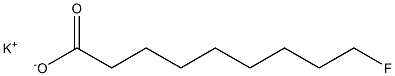 9-Fluoropelargonic acid potassium salt Struktur