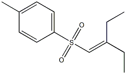 2-Ethyl-1-tosyl-1-butene Struktur