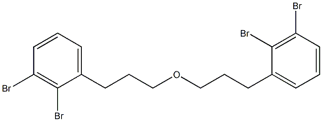 2,3-Dibromophenylpropyl ether Struktur