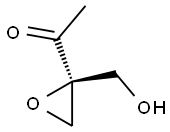 (S)-2-Acetyl-2-hydroxymethyloxirane Struktur