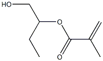 Methacrylic acid 1-(hydroxymethyl)propyl ester Struktur