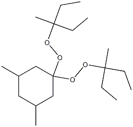 3,5-Dimethyl-1,1-bis(1-ethyl-1-methylpropylperoxy)cyclohexane Struktur