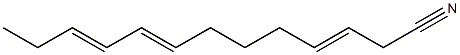 3,8,10-Tridecatrienenitrile Struktur