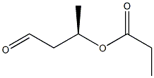 Propionic acid (R)-1-formylpropan-2-yl ester Struktur