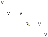 Pentavanadium ruthenium Struktur