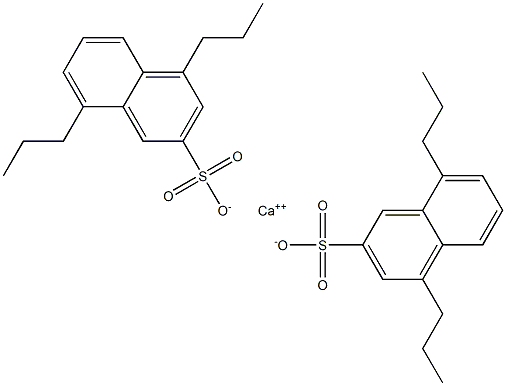 Bis(4,8-dipropyl-2-naphthalenesulfonic acid)calcium salt Struktur