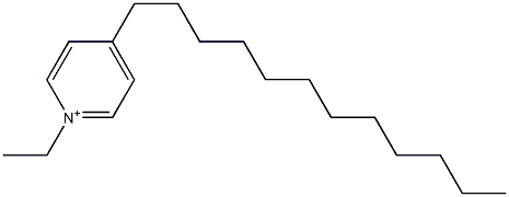 1-Ethyl-4-dodecylpyridinium Struktur