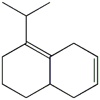 1,4,4a,5,6,7-Hexahydro-8-isopropylnaphthalene Struktur