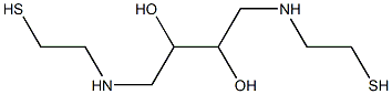 1,4-Bis[(2-mercaptoethyl)amino]-2,3-butanediol Struktur