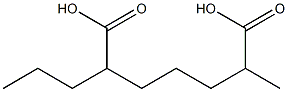 2-Methyl-6-propylpimelic acid Struktur