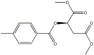 [R,(+)]-2-(p-Toluoyloxy)succinic acid dimethyl ester Struktur