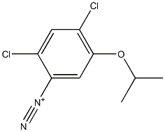 2,4-Dichloro-5-isopropoxybenzenediazonium Struktur