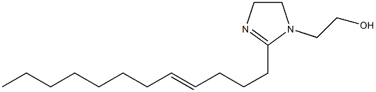 2-(4-Dodecenyl)-2-imidazoline-1-ethanol Struktur