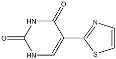 5-(2-Thiazolyl)uracil Struktur