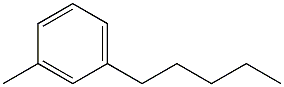 1-Amyl-3-methylbenzene Struktur