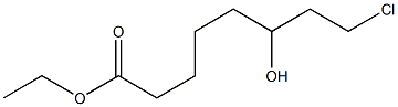 Ethyl 8-chloro-6-hydroxyoctanoate Struktur