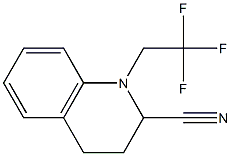 1-(2,2,2-Trifluoroethyl)-1,2,3,4-tetrahydroquinoline-2-carbonitrile Struktur