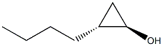 (1R,2R)-2-Butylcyclopropanol Struktur