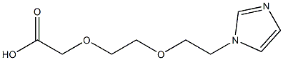 [2-[2-(1H-Imidazol-1-yl)ethoxy]ethoxy]acetic acid Struktur