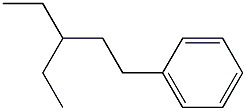 3-Ethylpentylbenzene Struktur