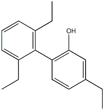 3-Ethyl-6-(2,6-diethylphenyl)phenol Struktur