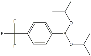 (4-Trifluoromethylphenyl)phosphonous acid diisopropyl ester Struktur