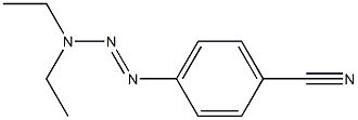 4-(3,3-Diethyl-1-triazenyl)benzonitrile Struktur