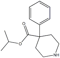 4-Phenyl-4-piperidinecarboxylic acid 1-methylethyl ester Struktur