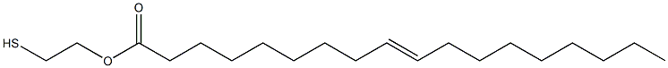 9-Octadecenoic acid 2-mercaptoethyl ester Struktur