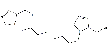 1,1'-(1,8-Octanediyl)bis(3-imidazoline-5,1-diyl)bisethanol Struktur