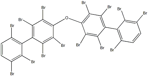 (2,3,6-Tribromophenyl)(2,3,5,6-tetrabromophenyl) ether Struktur