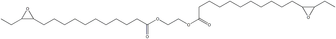 Bis(12,13-epoxypentadecanoic acid)1,2-ethanediyl ester Struktur