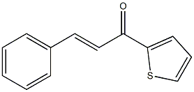 (2E)-1-(2-Thienyl)-3-phenyl-2-propene-1-one Struktur