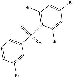 2,4,6-Tribromophenyl 3-bromophenyl sulfone Struktur