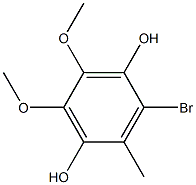 2-Bromo-5,6-dimethoxy-3-methylhydroquinone Struktur