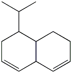 1,2,4a,7,8,8a-Hexahydro-8-isopropylnaphthalene Struktur