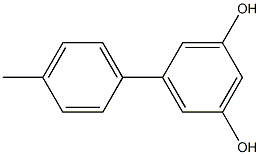 5-(4-Methylphenyl)benzene-1,3-diol Struktur