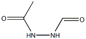 1-Acetyl-2-formylhydrazine Struktur