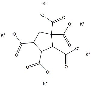 1,1,2,3,4-Cyclopentanepentacarboxylic acid pentapotassium salt Struktur