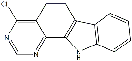 4-Chloro-6,11-dihydro-5H-pyrimido[4,5-a]carbazole Struktur