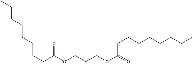 Dinonanoic acid 1,3-propanediyl ester Struktur