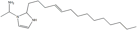 1-(1-Aminoethyl)-2-(4-tetradecenyl)-4-imidazoline Struktur