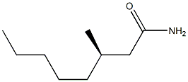 [R,(+)]-3-Methyloctanamide Struktur