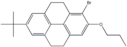 1-Bromo-2-propoxy-7-tert-butyl-4,5,9,10-tetrahydropyrene Struktur