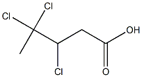 3,4,4-Trichlorovaleric acid Struktur