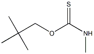 N-Methylthiocarbamic acid O-(2,2-dimethylpropyl) ester Struktur