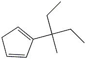 2-(3-Methylpentan-3-yl)-1,3-cyclopentadiene Struktur