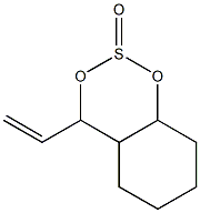 4-Vinylhexahydro-4H-1,3,2-benzodioxathiin 2-oxide Struktur