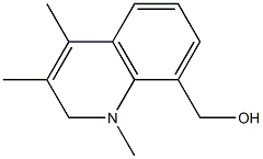 1,3,4-Trimethyl-1,2-dihydroquinoline-8-methanol Struktur