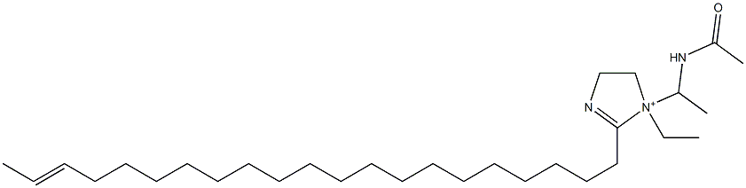 1-[1-(Acetylamino)ethyl]-1-ethyl-2-(19-henicosenyl)-2-imidazoline-1-ium Struktur